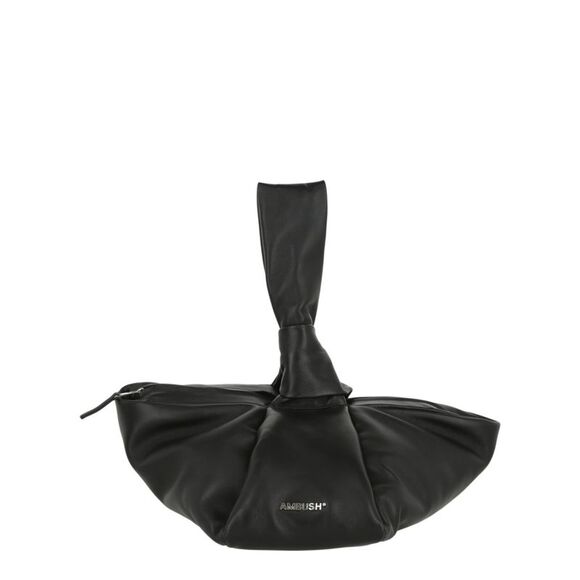 AMBUSH Twist Top Leather Clutch Womens - Picture 1 of 6